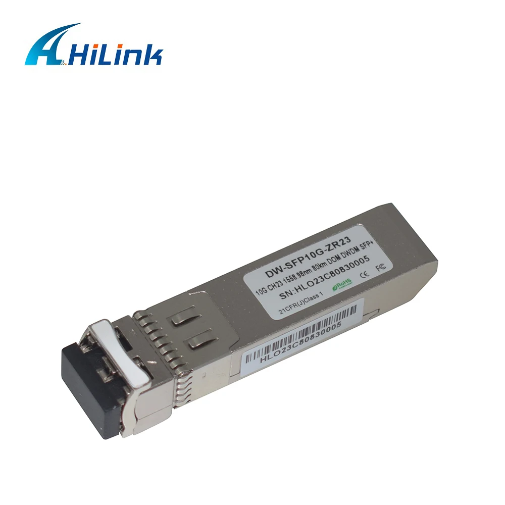 Бесплатная доставка по почте! 10G Base ZR CH17-61 80km DWDM SFP + Дуплексный LC трансивер с DOM |