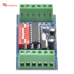 DC5V-24V mini 3 канала 3CH легко DMX контроллер для светодиодов Диммер, цветная (RGB) DMX512 декодер для Светодиодный лента светодиодный лампы MINI-DMX-3CH-V1
