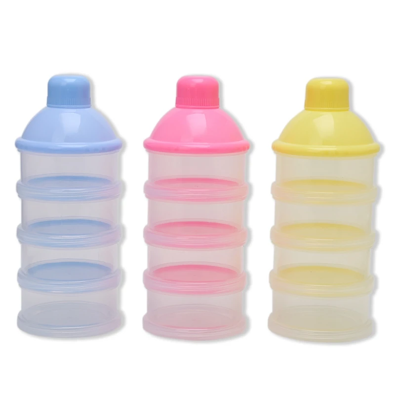 1 шт Детские младенческой Питание Молоко Бутылка Для Воды коробка для хранения Бутылка Контейнер 4 слоя
