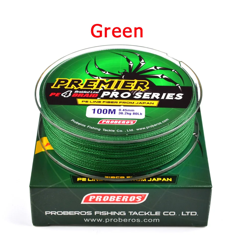 

100M 4 Strands 6-100LB New PE Braided Fishing Wire Multifilament Super Strong Fishing Line Japan Multicolour