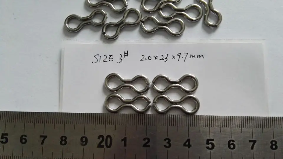 

100pcs Size 3 DO-IT Mould Loops -Lead Loops Fishing Sinker Eyes Lead Making Nickel Color