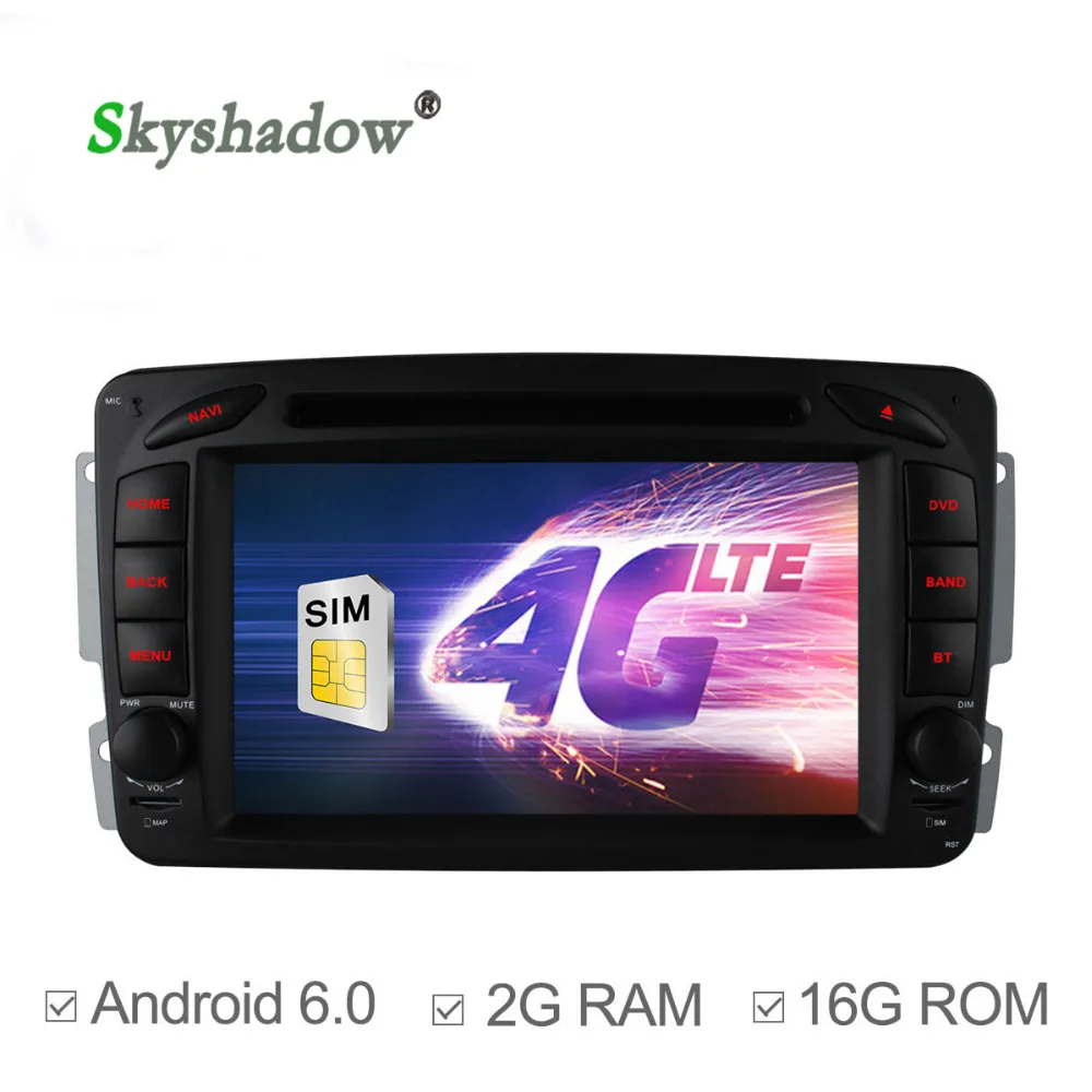 Ownice c500 4 Г SIM LTE WiFi Android 6.0 2 ГБ RAM Прокат Dvd плеер блютуз GPS Радио Для Mercedes benz W163 W168 A170 A190
