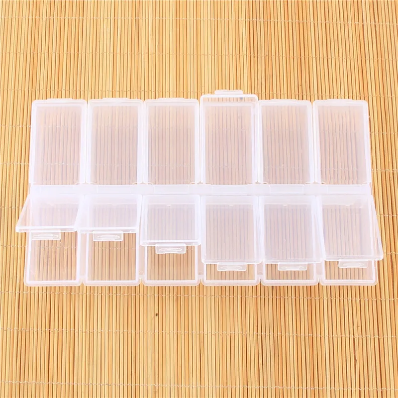 Adjustable Jewelry Necklace Transparent Storage Box Case Holder Craft Organizer Beads Jewelry Container Jewelry Box