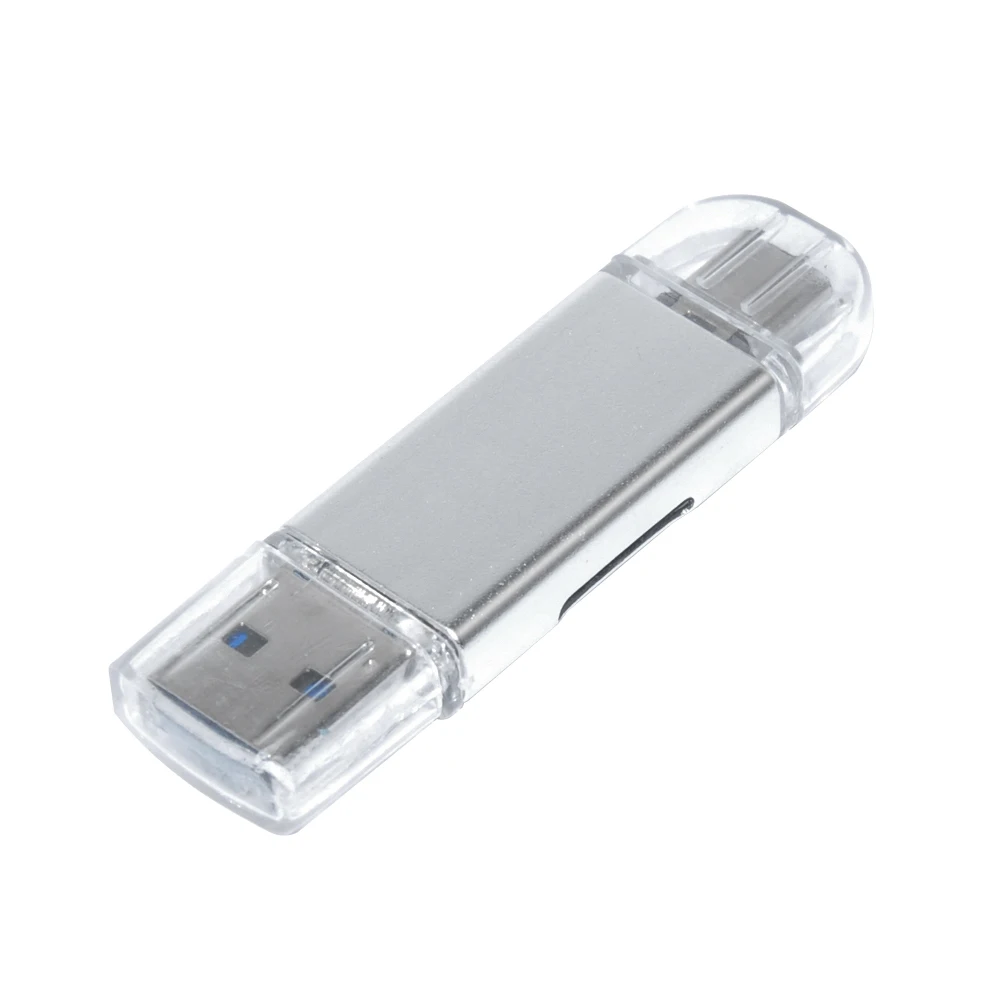 Кардридер TF USB Micro USB адаптер 4 в 1 Тип C OTG кардридер для samsung ноутбук Android телефон