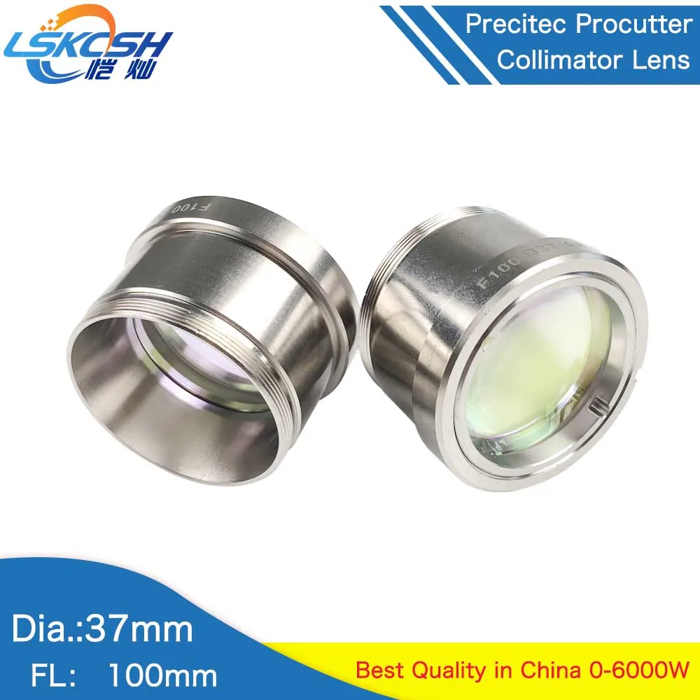 

LSKCSH Best quality Precitec Collimator Lens Collimating Lens D37 F100mm 0-6000W Precitec Procutter Head IPG OL ProCutter