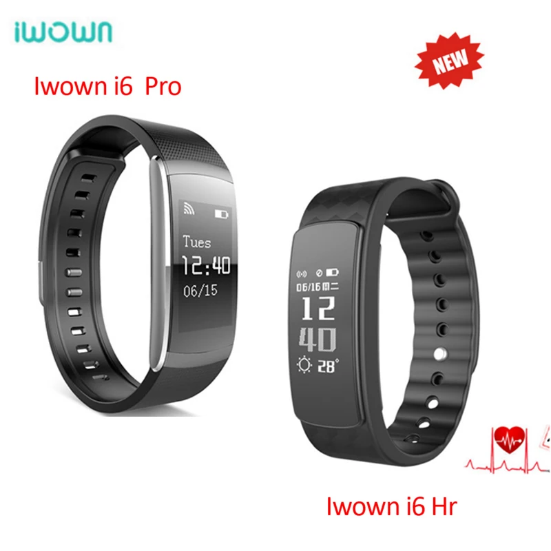 Original IWOWN I6 HR i6 pro Smart Wristband Heart Rate Monitor IP67 Waterproof Smart Bracelet Fitness