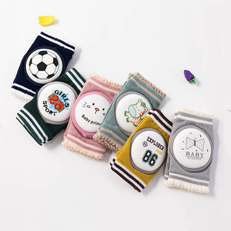 

1 Pair Baby Knee Pads Kids Safety Crawling Elbow Cushion Infant Toddlers Leg Warmer Summer Mesh breathable Kneecap Protector