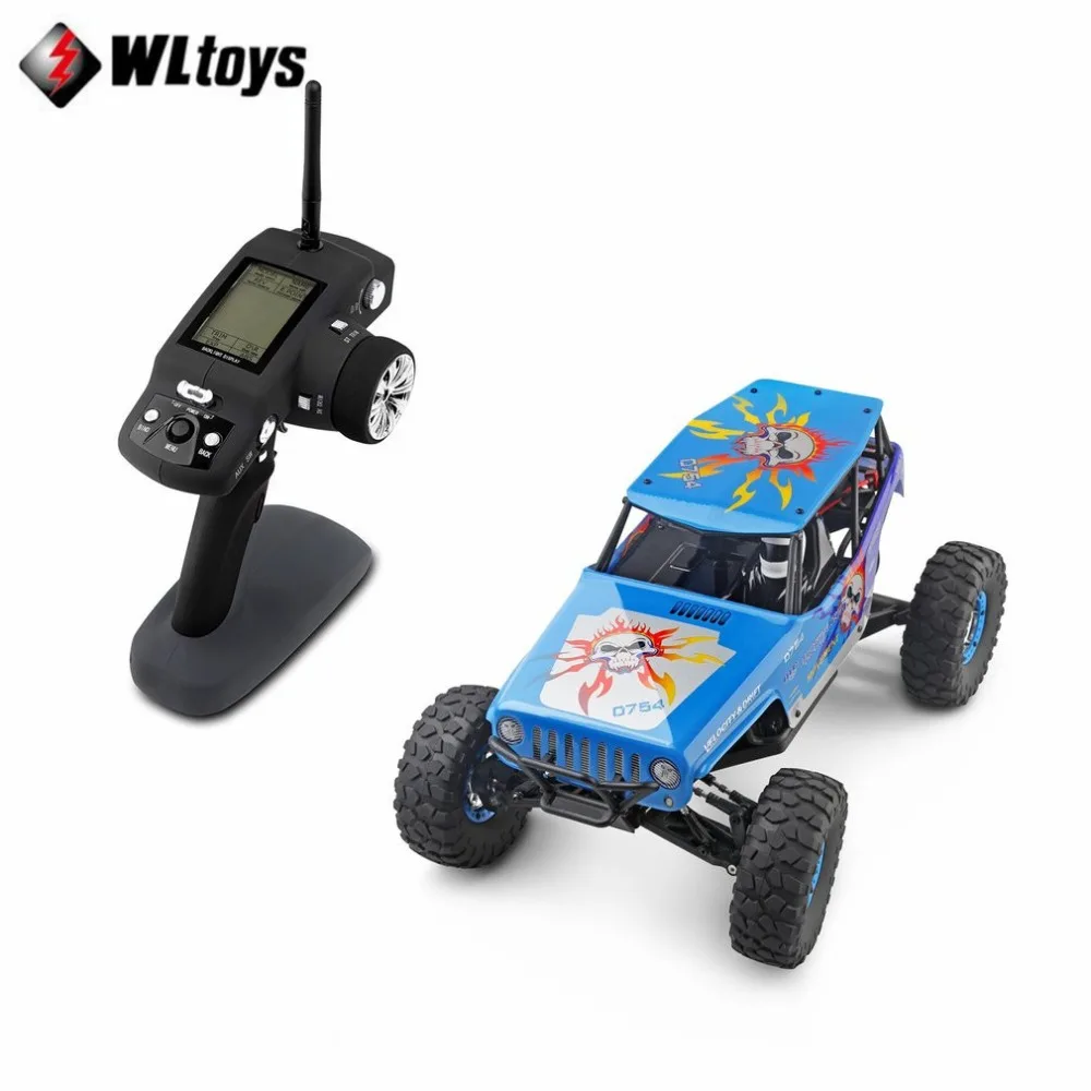 

Wltoys 10428-A 1/10 2.4G 4WD Electric Rock Climbing Crawler RC car Desert Truck Off-Road Buggy Brushed Vehicle RTR fi