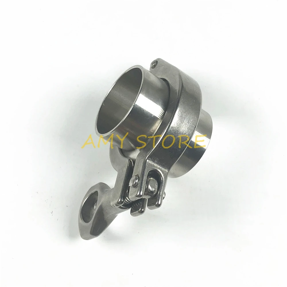 

Set 51mm Pipe OD Sanitary Tri Clamp Weld Ferrule + 2" Tri Clamp + Silicon Gasket Assembly SS304 Stainless Steel Ferrule OD 64mm