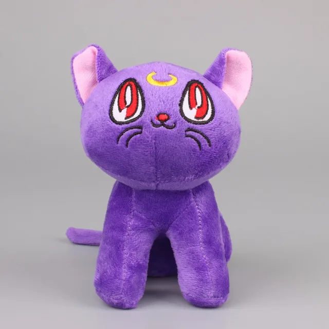 Sailor Moon Soft Plush Toy Stuffed Animal Doll Purple Luna Catin