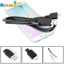 Адаптер Binmer 1 шт. 0,7 м Стандартный интерфейс кабель зарядного устройства микро-usb шнур для зарядки для samsung s7 леверт Прямая поставка 2jun21#1#3