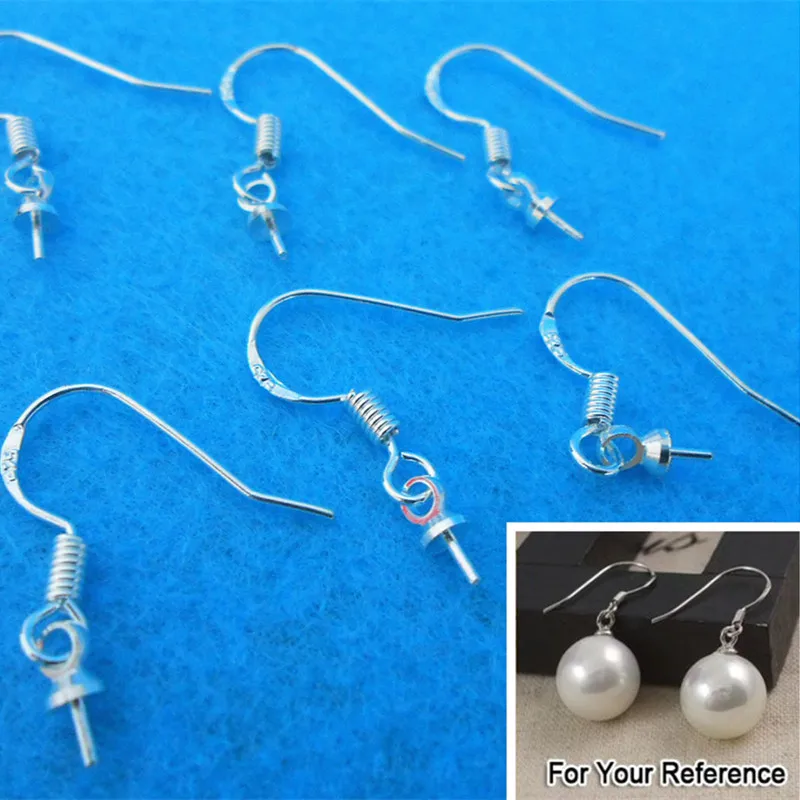 

20pcs 925 Sterling Silver Jewelry DIY Accessories 925 Silver Hook For Necklace Findings & Components PJ009