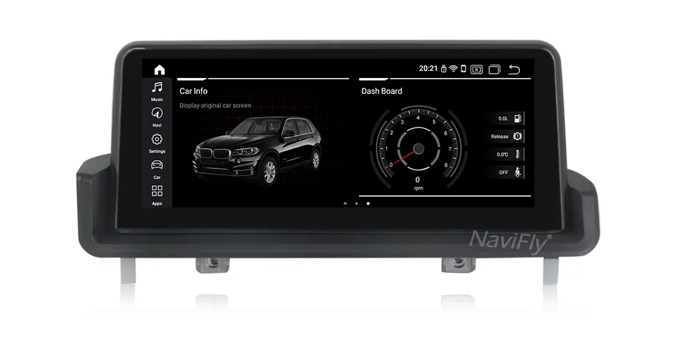 Discount NaviFly 4GB Android 9.0 Car gps stereo head unit for BMW 3 serise E90 E91 E92 E93 10.25 inch IPS screen car multimedia video gps 30