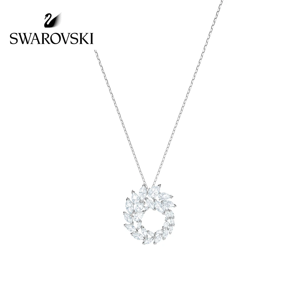 

Original Genuine Swarovski Louison Exquisite Elegant Spiral Leaf Necklace Jewelry5415989