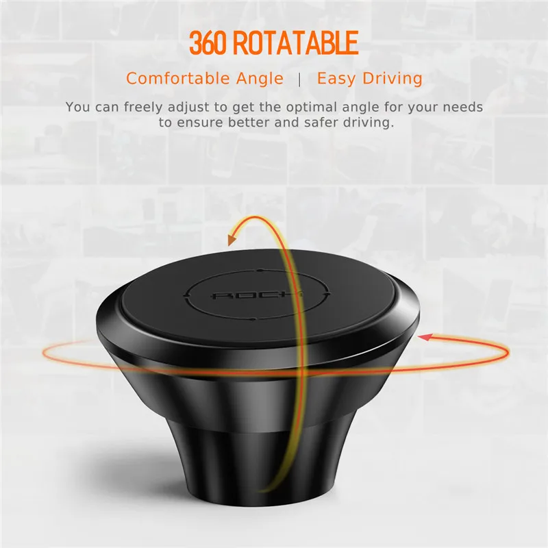  ROCK Magnetische Auto Telefon Halter Für Samsung 360 Rotation Auto Halter Für iPhone Universal Tele