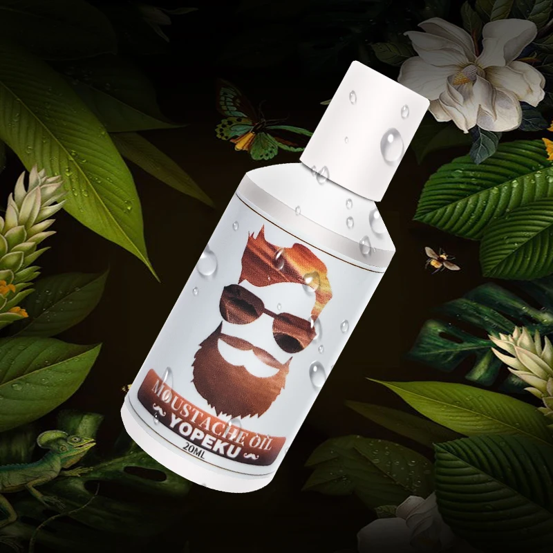 

20ml YOPEKU 100% Organic Beard Oil Hair Loss Products Spray Beard Growth Oil For Growth Men Beard Grow Pro