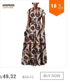 Летнее Африканское женское платье AFRIPRIDE индивидуальное свободное повседневное стильное мини платье чистый батик хлопок размера плюс A722591