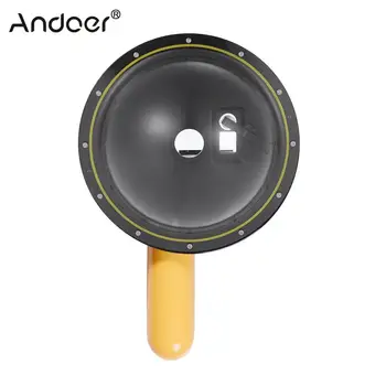 

Andoer 6" Semicircular Waterproof Cover Acrylic Housing Diving Lens Dome Port w/Handheld Grip for Gopro Hero 4/3+/3 Action Cam