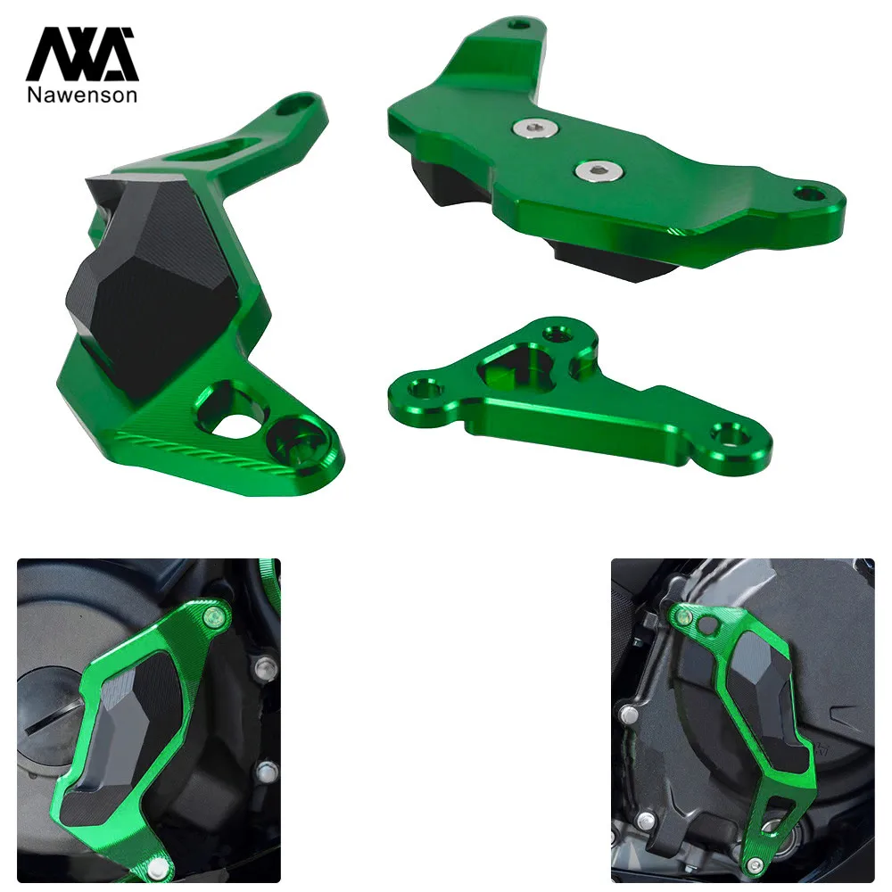 

Motorcycle Left and Right Engine Guard Set Protective Cover Crash Slider Falling Protection For Kawasaki Ninja 400 2018-2019