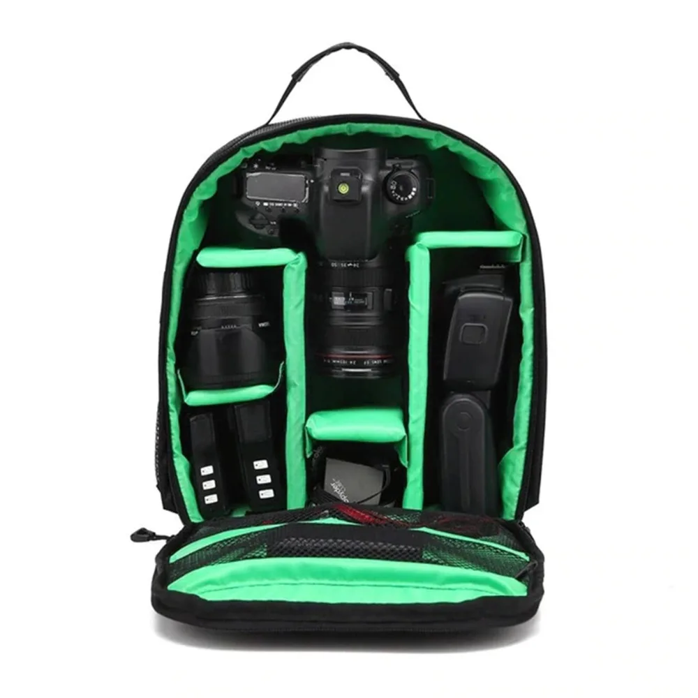 

SOONHAU Waterproof Outdoor Camera Backpack Video Digital DSLR Bag Multi-functional Soft Padded Bag Case for Nikon Canon Sony