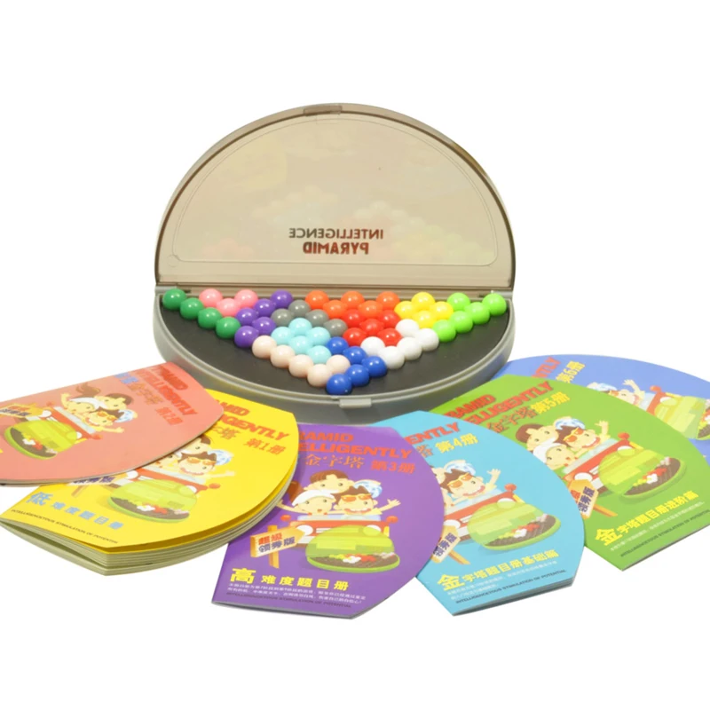 Классический IQ 3D Пирамида головоломка дети ум образовательные Пазлы игра для