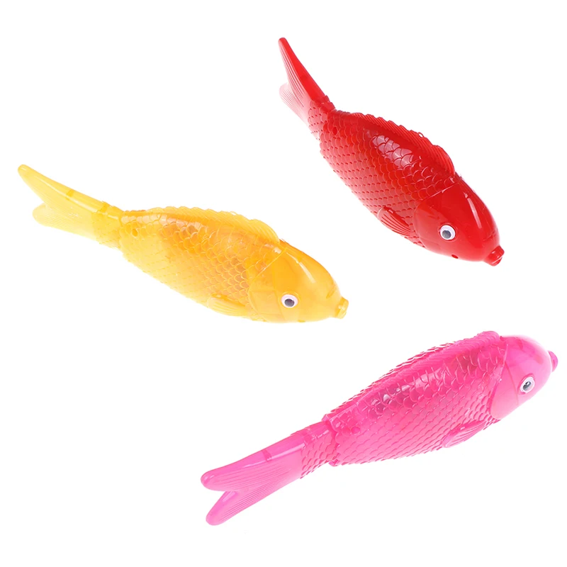 1PCS Plastic Cartoon Simulation Fish Luminescent Music Electric Toy For Kid Electronic Toys Music Electric Toy