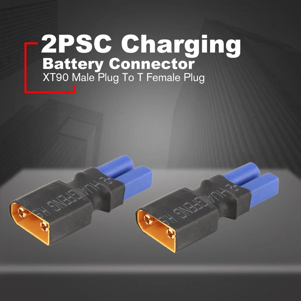 2 шт. XT90 штекер для EC5 Женский штекер Адаптер для Lipo батарея Разъем для RC модели Вертолет Дрон Квадрокоптер запчасти