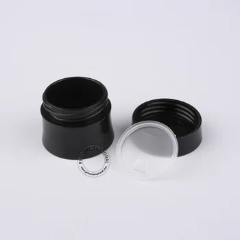 

Wholesale DIY Essential Excellent 15g/15ml Plastic Black Cream Jar 1/2oz Small Cosmetic Containers PP Bottle 50pcs Free Shipping