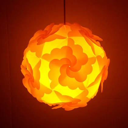 Новый 300 мм лепестковый цветок современные элементы DIY IQ головоломка ZE лампа
