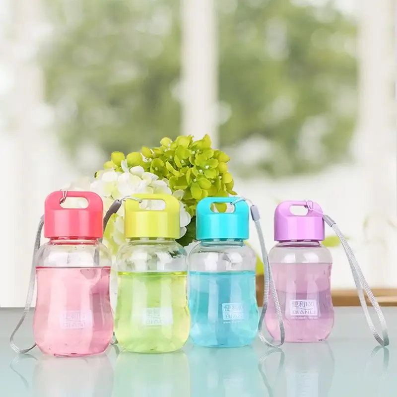 

180Ml Plastic Water Bottle Mini Cute Water Bottle For Children Kids Portable Leakproof Small Water Bottle
