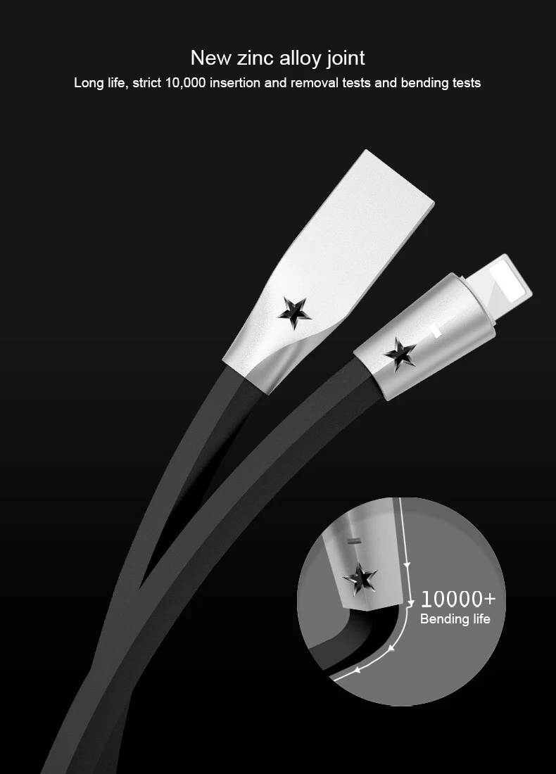 !ACCEZZ USB Charger Cable Fast Charging For iPhone X 10 8 7 6 5 Plus For iPad Mini IOS 9 10 11 Phone Lighting Charge Cables 1 (9)