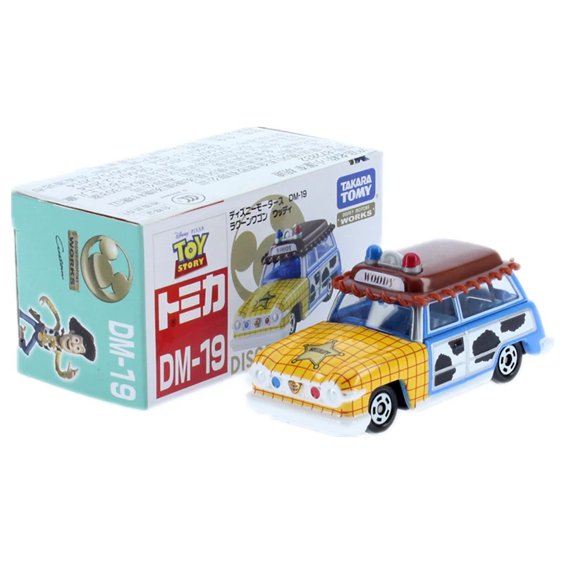 

TAKARA TOMY Tomica Woody Police Car Model Cartoon Toy Story Cute Patrol Wagon Diecast Metal Alloy Car Toys Gift For Children