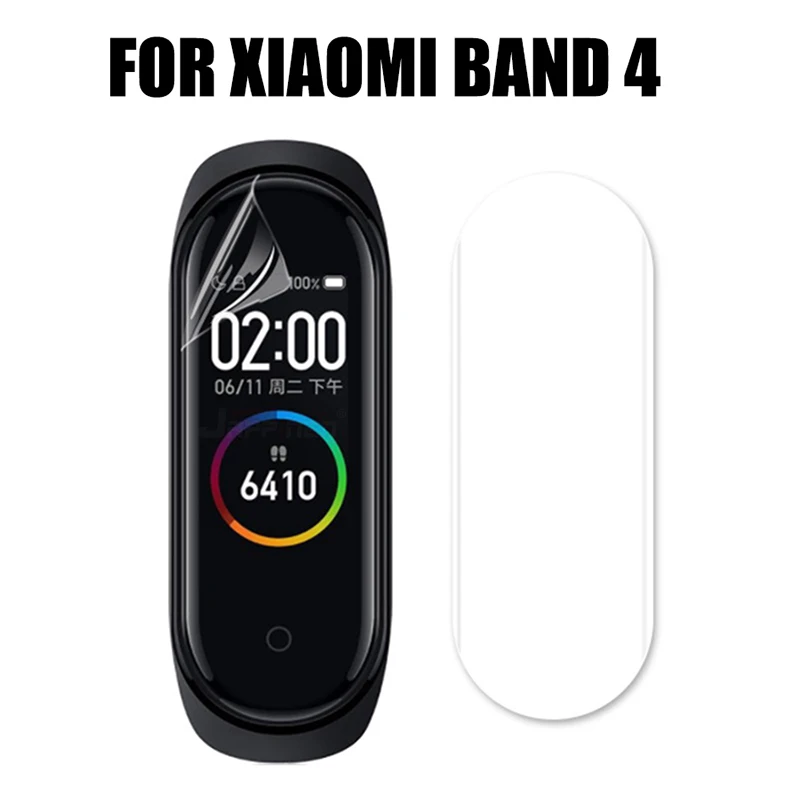 10 шт. Защитная пленка для экрана mi Band 4 для Xiaomi mi Band 4, умный Браслет mi Band 4, защитная пленка для экрана, не закаленное стекло