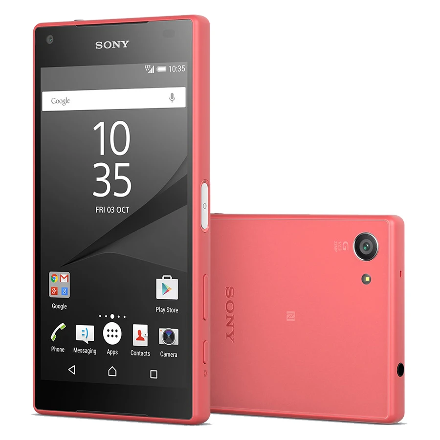 Цена Оригинальный sony Xperia Z5 Compact E5823 разблокированный ОЗУ 2 Гб ПЗУ 32 Гб GSM Android четырехъядерный и четырехъядерный 4,6