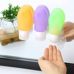 

Hot Selling 3pcs/set Silicone Tube Squeeze Bottle Shampoo Shower Gel Lotion Sub-bottling Travel