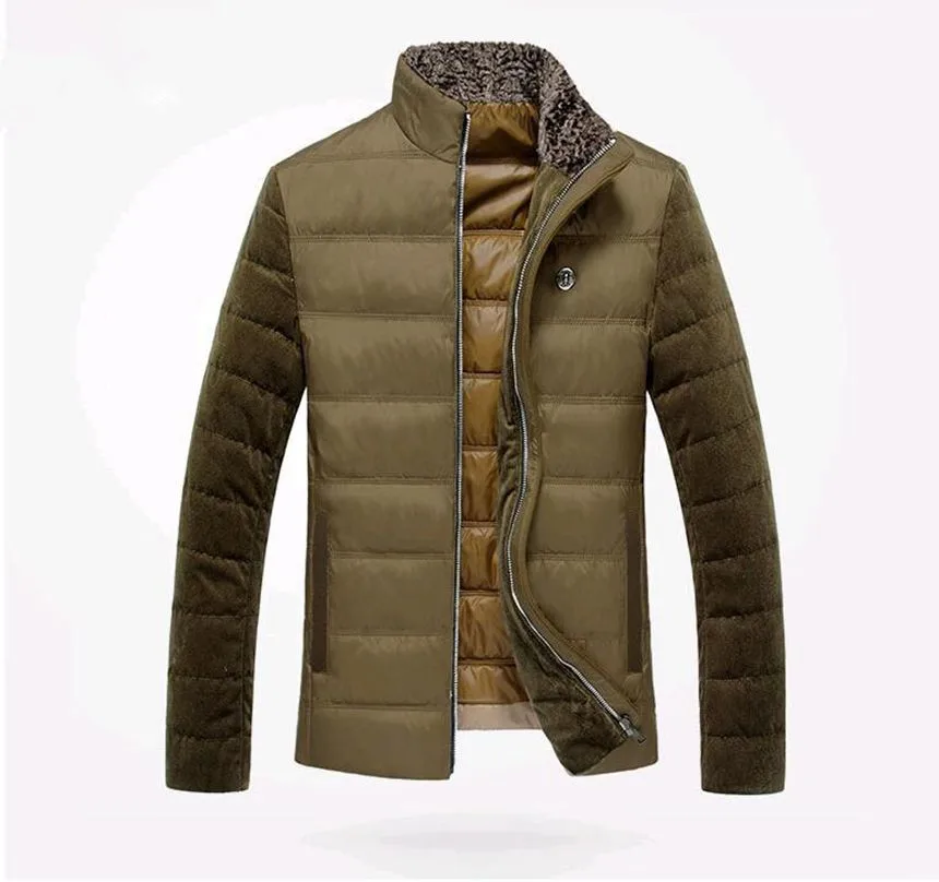 2016 brand new men's winter jacket Slim comfortable and warm coatbrand