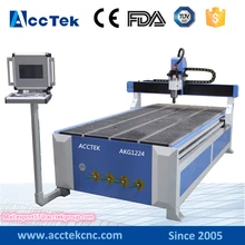 Jinan Acctek new design 1224 cnc machine milling wood , cnc wood carving machine with industry computer
