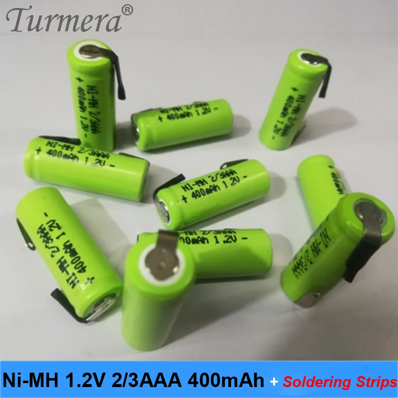 Аккумулятор nimh 2/3 aaa 1 2 в 400 мАч сварочные полоски беспроводная мышь