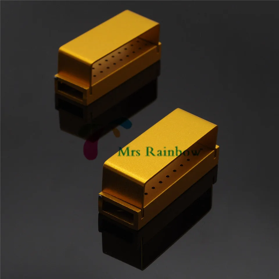 2 шт. Алюминиевые блоки держатели для стоматологических клиник|dental clinic|bur holderbur block