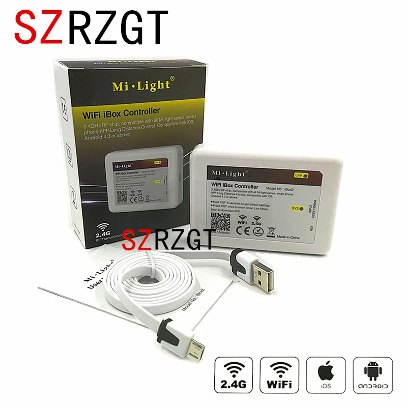 Ми свет Wi-Fi iBox DC5V светодиодный контроллер 2,4 г Беспроводной РФ RGB светодиодный контроллер для Светодиодные ленты свет/лампы/ светильник для Смарт IOS