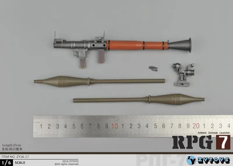 ZY16-17 1/6 RPG-7 анти бак ракеты с деревянной Цвет тепловой щит Пластик оружие для 12 "Коллекционная Фигурка DIY