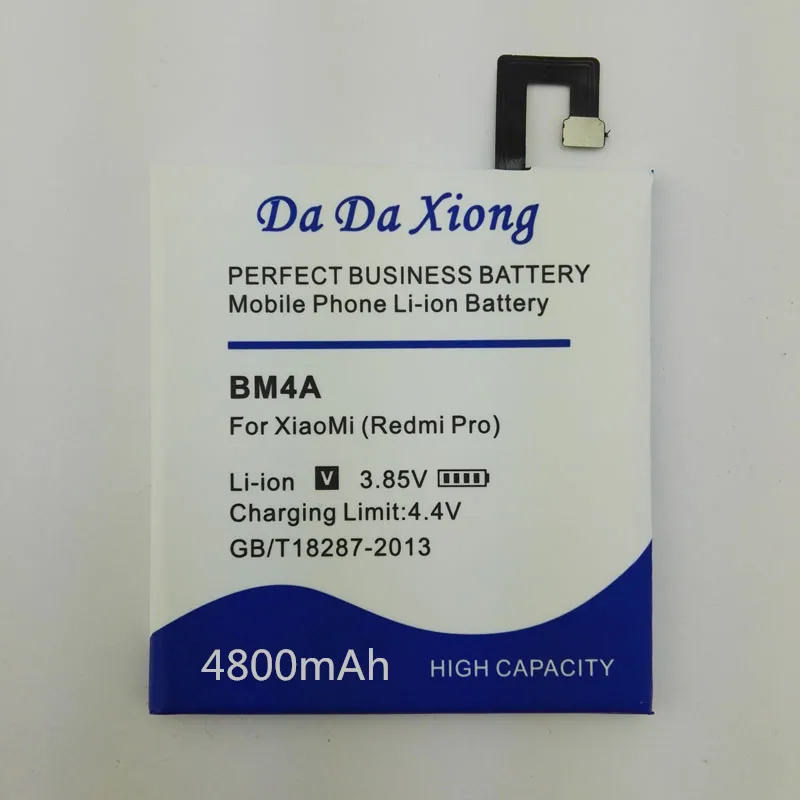 BM4A для Xiaomi футляр для Hongmi Redmi Pro 5300mAh Сменные Аккумуляторы