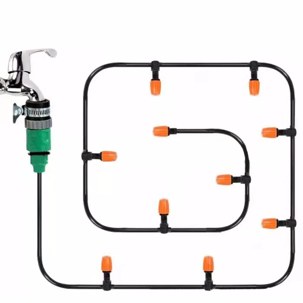 5/15/натяжной канат длиной 25 м Микро Комплект капельного полива сада декоративные садовые растения автоматического полива шланг сопло спринклера для садового шланга Наборы Спринклер