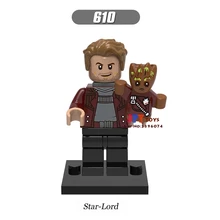 50 шт стражи Галактики звезда-Лорд строительные блоки, друзья для мальчика подарок Детская игрушка Детские игрушки