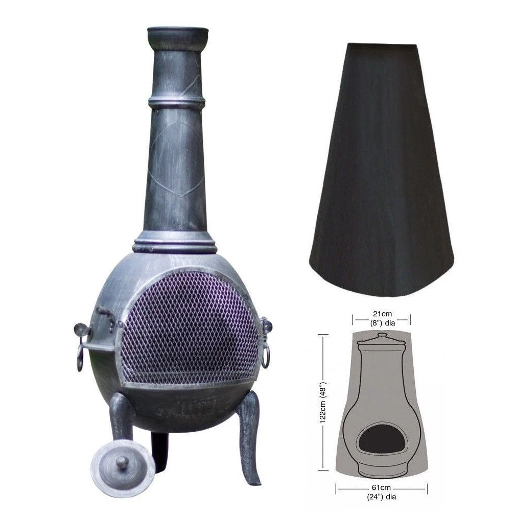 Садовый наружный Черный Водонепроницаемый УФ Chimenea форма протектор качественное покрытие