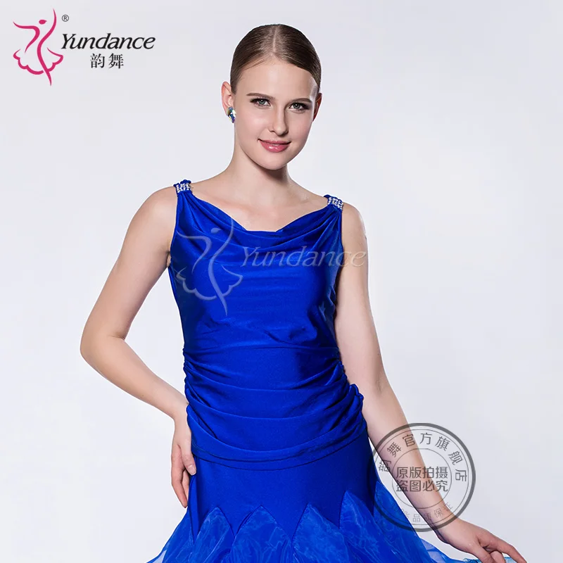 

Customized Lady Latin Dancing Shirt Modern Dance Costume Waltz Valse Tango Dance Suit Samba Women's Clothing B-2735