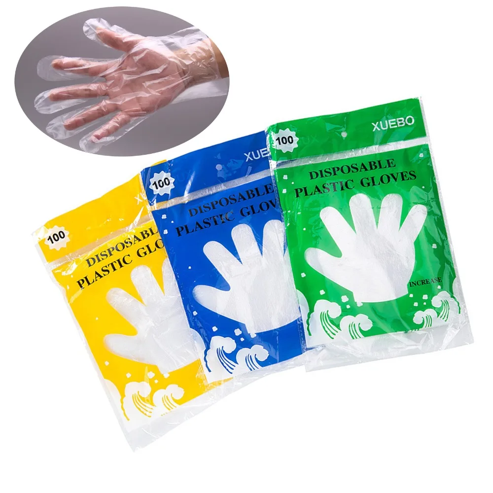 50pcs Anti bacteria Disposable Food Cleaning Gloves For Home Household