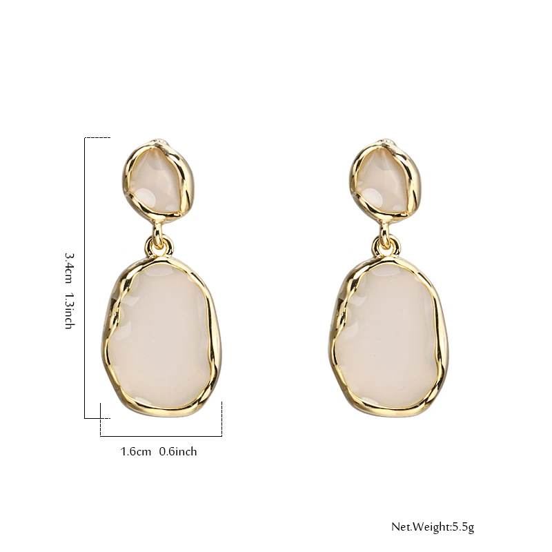 YMYW Pendientes Mujer Moda 2019 модные очаровательные эпоксидные Висячие длинные Винтажные