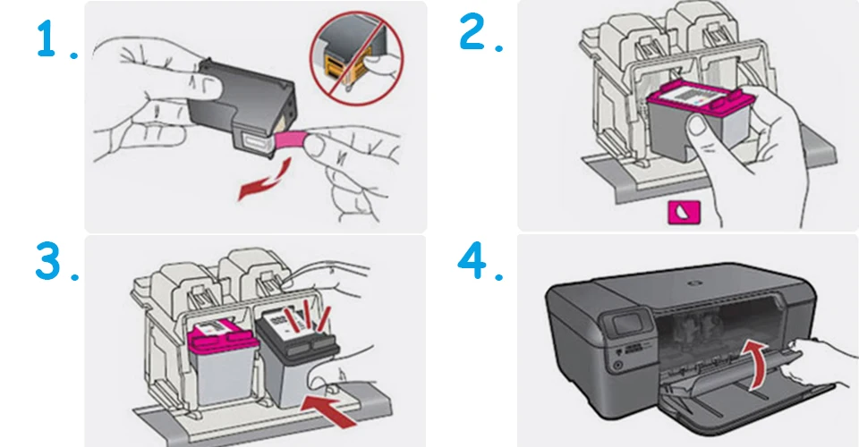 Big ink cartridge method