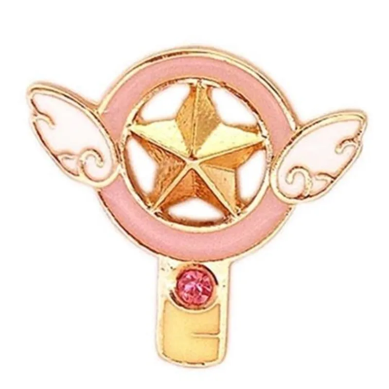 Мода звезды Wings металлические значки иконки на Pin Hipster брошь одежду значок для